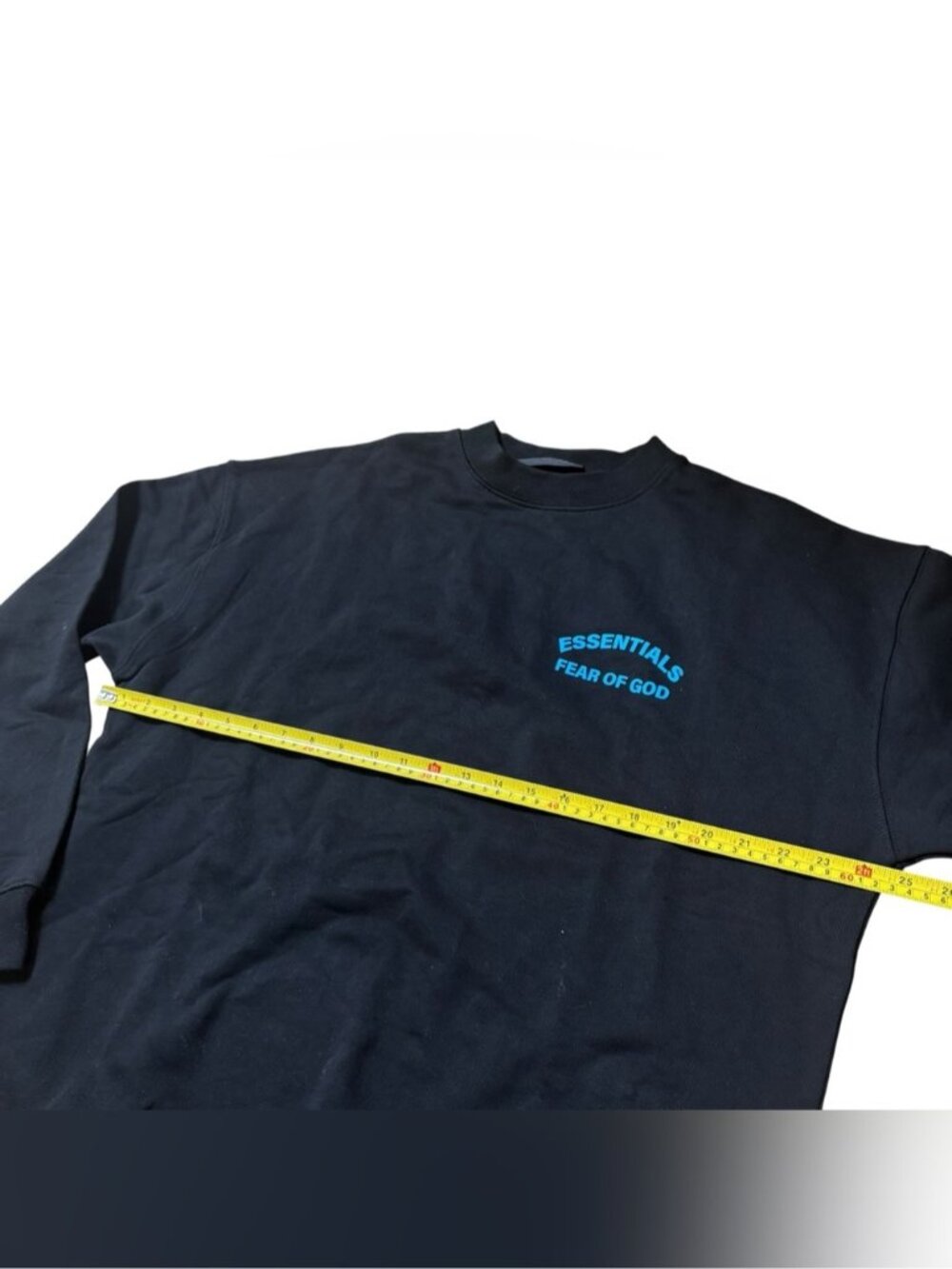 Essentials Fear of God Crewneck Sweater Black and Blue Size Large - Picture 9 of 9